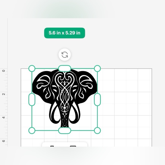 Tribal Elephant Vinyl Decal 🐘 - Picture 3 of 4